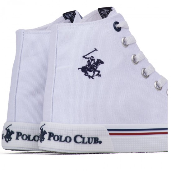 B.H. Polo Club All Unisex Konvers Spor Ayakkabı Beyaz