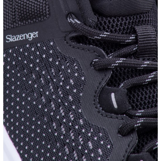 Slazenger Erkek Spor Ayakkabı Günlük Koşu Sneaker Ebs Siyah