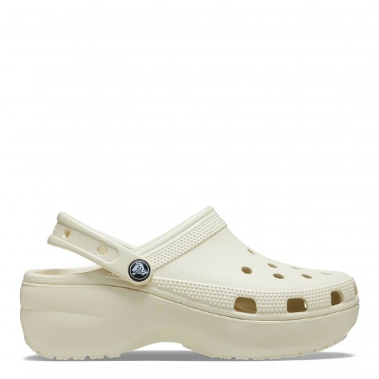 Crocs Classic Platform Clog Günlük Unisex Terlik Bone