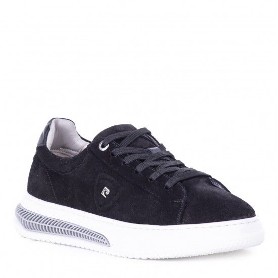 Pierre Cardin 335749 Erkek Günlük Sneaker Ayakkabı Siyah Süet