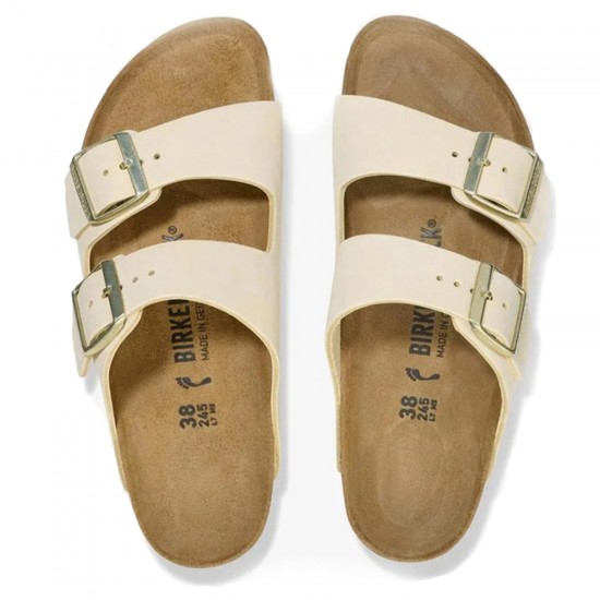 Birkenstock Arizona Bs Hakiki Deri Terlik 151213 Krem