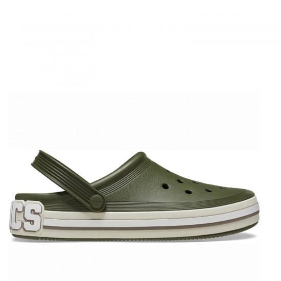 Crocs Off Court Logo Clog Günlük Unisex Terlik Army Green