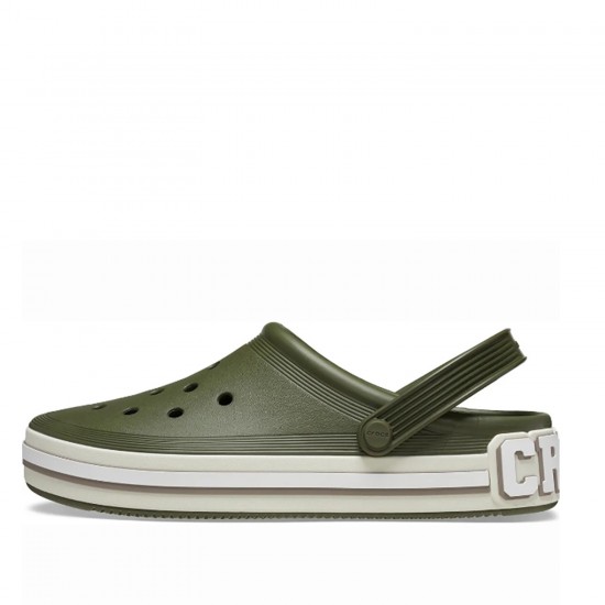 Crocs Off Court Logo Clog Günlük Unisex Terlik Army Green