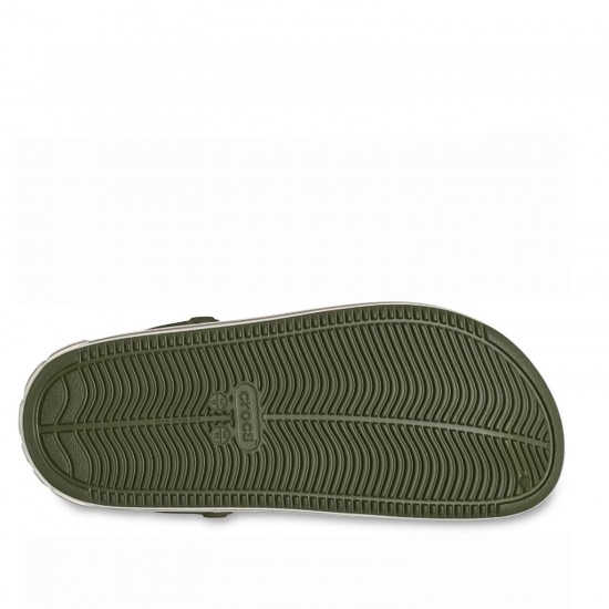 Crocs Off Court Logo Clog Günlük Unisex Terlik Army Green