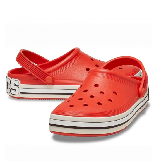 Crocs Off Court Logo Clog Günlük Unisex Terlik Tomato