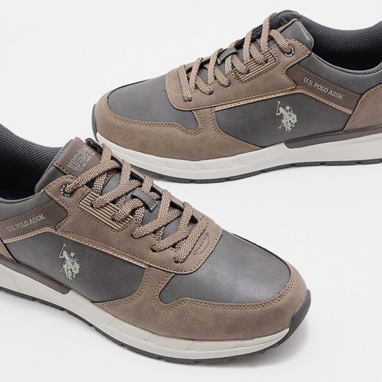 U.S. Polo Assn Dextery Erkek Günlük Sneaker Ayakkabı Kahverengi