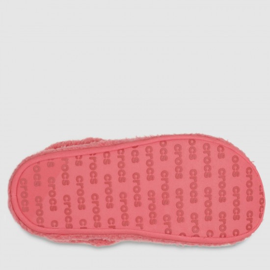 Crocs Classic Cozzzy Slipper Unısex Ev Terlik Hot Blush