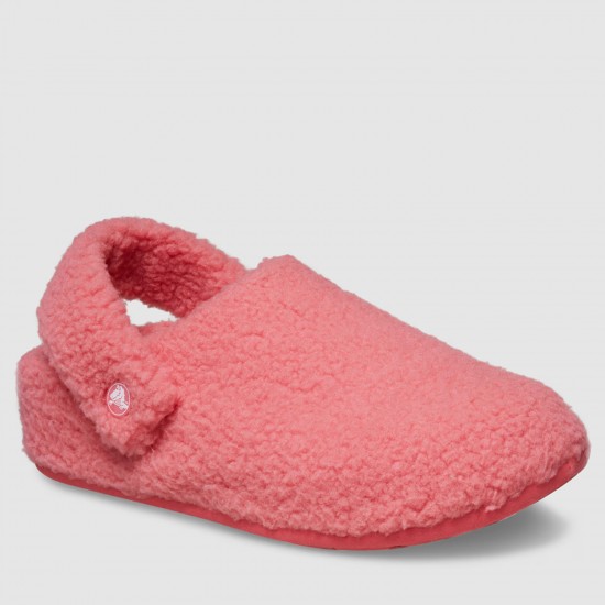 Crocs Classic Cozzzy Slipper Unısex Ev Terlik Hot Blush